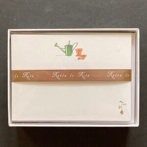 Retta le Ritz Gardening Collection Illustrated Notecards/12 Cards/RETIRED/NEW!